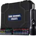 KNINE OUTDOORS Torque Screwdriver Wrench Driver Set 10-70 Inch Pounds lbs for Maintenance with T-bar Handle, 40 Hex Bits, 1/4" Socket, Shaft Extension, For Tools, Bike Repairing and Mounting, Black