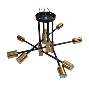 Dan&Dre Modern 8 Light Chandelier Ceiling Light for Dining Room Living Room Kitchen Restaurant Compatible with E27 Bulbs 110-220V