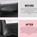 2 PCS Car Mud Flaps, Rear Tire Anti-Splash Mudguard Kit, ABS Waterproof Protection Fender Flap, Left Right Mudguard Protector, Tire Modification Accessory for Most Cars SUVs (Black)