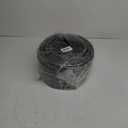 3/4" id - 50ft Black Vinyl Tubing Flexible PVC Tube Hybrid Hose Transfer Water Fuel Gas for Pond Fountain Garden Waterfall, Durable and Safe, with 2 Hose Clamps