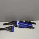 34" Extendable Ice Scrapers for Car Windshield 2-in-1 Snow Brush for Car Snow Scraper for Car Snow Scraper and Drush with Ergonomic Foam Grip for Cars, Trucks, SUVs with 360 Pivoting Brush Head Blue