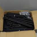 48" Dog House for Outdoor Indoor, X-Large Dog Houses Weatherproof 600D PVC with 8.5" H Textilene Elevated Dog Bed Breathable, Easy to Clean, Dog House Max 200lbs