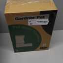 Automatic Gravity Water Dispenser for Dogs, 1Gallon Stainless Steel Dog and Cat Water Bowl Dispenser, Dog Water Fountain Dispenser for Small&Medium Dogs, Cats, Puppies(Black)