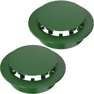 Pop Up Drainage Emitter for 3 & 4 Sewer and Drain Fittings,Dual-Rod Downspout Cover, Outdoor Drain Cover for Yard Outlet, Channel Drains & Catch Basins