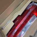 RH Halogen W/o Blind Spot Tail Light Fit for 2023 2024 Ford F250 F350 F450 F550 XL XLT Super Duty Rear Lamp Incandescent Rear Lights Assembly Right Passenger Side PC3B13B504AF