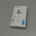 MOMAX Portable Handheld Fan, Speed(1-100) Adjustable Mini Fan, 3000mAh Battery Rechargeable Personal Fan, Digital Display, Gifts for Women Men Travel, Camping, Outdoor, White