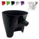 Flour Funnel for KitchenAid Stand Mixer Bowl, ONLY for 4.5-5 Qt Tilt-Head Mixers, Not Universal, Not for Bowl-Lift Models, Splash Guard Attachment for Baking Ingredients (White)