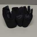 FITRELL 3 Pairs Compression Socks for Women and Men 20-30mmHg-Circulation Support Socks (Small-Medium, Black)