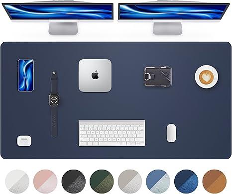 Large Desk Mat 55"x24" - Premium Non-Slip Desk Pad, Waterproof and Scratch-Resistant Office Desk Protector, Large Desk pad Workspace Mat for Home and Office(Midnight Blue)