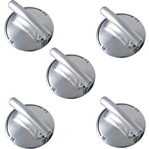 PODOL STAR Surface Burner Knob, 5 Pack, for Maytag Jenn Air AP5668987 PS2375871 7733P410-60