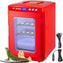 Happybuy Red Reptile Incubator 25L Scientific Lab Incubator Digital Incubator Cooling and Heating 5-42C Reptile Egg Incubator 12V/110V Work for Small Reptiles