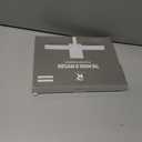 Shower Squeegee with Silicone Hook, 11" Inch Width All Purpose Squeegee Wiper for Shower Glass Doors Bathroom Mirror Tiles Car Window Cleaner Tool - White