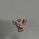 PATIKIL 5/8" to 1/2" ID Copper Reducer, 6pcs 99.9% Pure Copper Reducing Coupling Pressure Fitting Pipe Tube Connector Adapter with Sweat Solder Connection for HVAC Refrigeration System