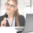 Alvoxcon USB Wireless Microphone, UHF Dynamic mic for Android, PC Computer, Laptop, PA, Podcasting, Vlogging, YouTube, Vocal Recording, Gaming, Singing Practice (System with USB Receiver)