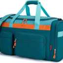 Large Kids Duffle Bag for Travel, Overnight, or Weekender, 22" inch (Teal Blue)