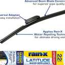 Rain-X 5079279-2 Repellency Water Repellent Wiper Blades, 22" Windshield Wiper, All Weather Streak-Free for Enhanced Visibility w/Water Repellency Formula