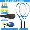 Adult Tennis Racket Set of 2 Players with Bag for Beginners