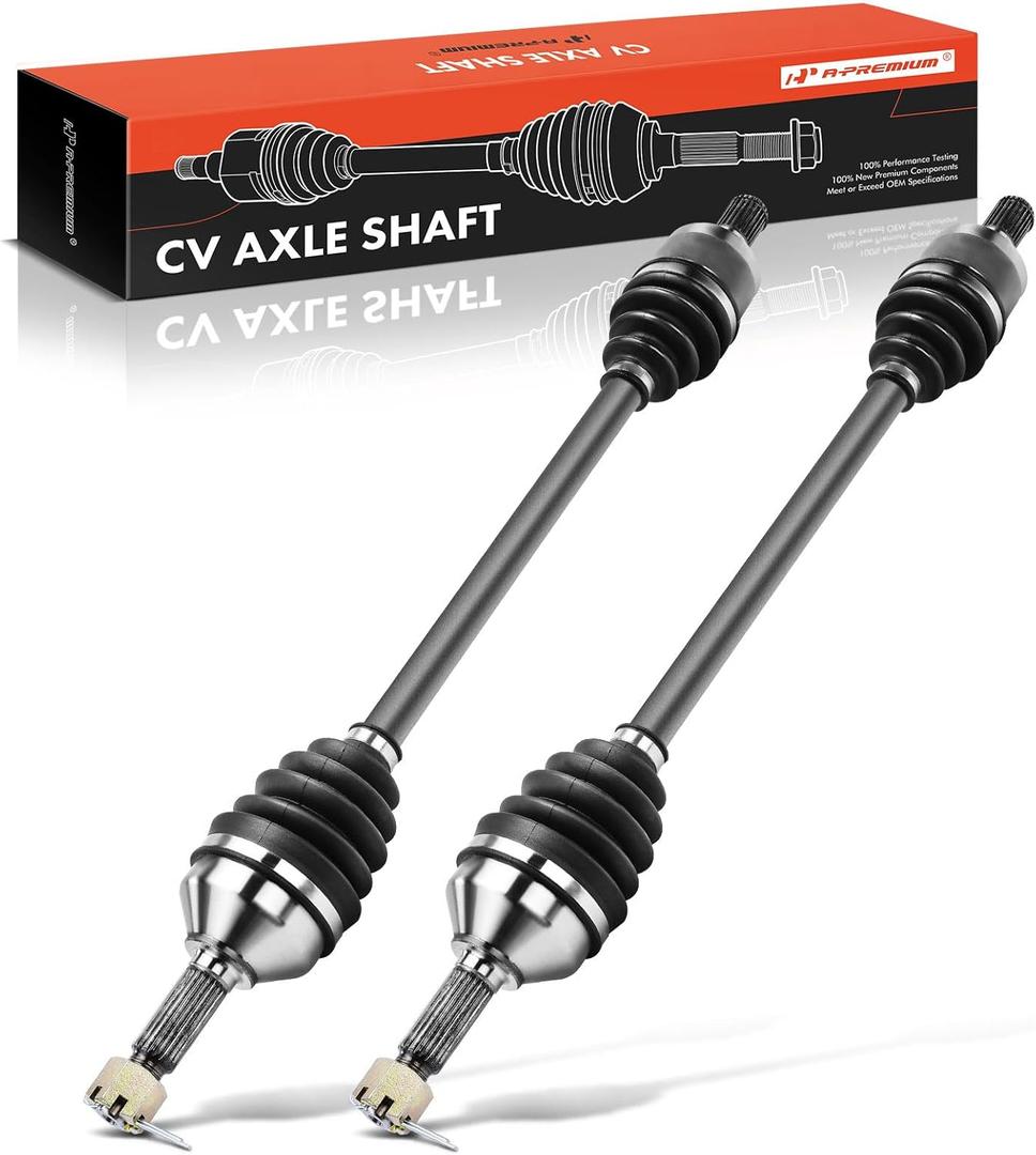 A-Premium Pair (2) Front CV Axle Shaft Assembly Compatible with Kawasaki Teryx 750 2008 2009 2010 2011 2012 2013, Driver and Passenger Side