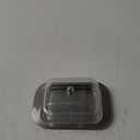 Zoie + Chloe Stainless Steel Butter Dish with Easy to Hold Lid (1. Transparent)