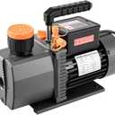 5 CFM 2-Stage HVAC Vacuum Pump, 1/2 HP Sparkless Motor, Deep Vacuum Pump for R32 R1234yf R410a R134a, Automotive AC & Mini Split Refrigeration System Evacuation