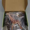 31 Pcs Safari Animals Figures Including 24 Realistic Jungle Playset Toys Zoo Animals for Toddlers 3+ Years Old Ideal Gift for Boys and Girls