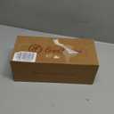 EverFoams Womens Fuzzy Open-toe Slippers Soft Comfy Memory Foam Indoor House Shoes (9-10, Vintage Khaki)