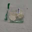 Moon Cake Mold Chinese Mid-autumn Festival Cookie Stamp Set, Thickness Adjustable 50g 6 Stamps Mooncake Shortbread Press DIY Decoration Hand Cutter Cake Polvoron Mold, White