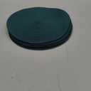 FunWheat Round Braided Placemats Set of 8 Place Mats for Dining Tables Woven Washable Non-Slip Table mats Small 13 inch(S Teal, 8pcs)