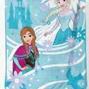 Jay Franco Kids Plush Throw Blanket  Soft & Cozy Fleece Throw for Bedroom & Couch Dcor, Official Licensed Product, Blue - Frozen, 40x50 - Travel Blanket