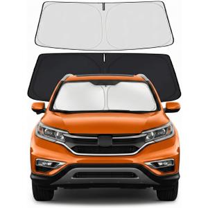 for 2012-2016 Honda CRV CR-V Windshield Sun Shade - Foldable Windshield Sunshade Cover Front Window Shade Custom Fit for CR-V Accessories Sun Visor Protector Blocks UV Rays Car Accessories