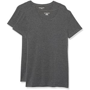Amazon Essentials Women's Regular-Fit Short-Sleeve Crewneck T-Shirt, Multipacks XL