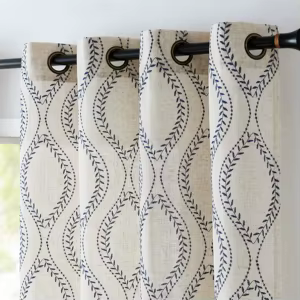 Jinchan, Window Curtains, 48X97 2 pieces