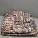 8x10 Area Rugs for Living Room, Vintage Washable Rug with Non-Slip Backing, Stain Resistant Large Area Rug for Dining Room, Soft Rugs for Bedroom (Grey/Brown/Tan, 8'x10')