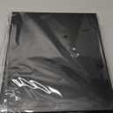 Tandefio Wall Mount Mailbox for Outside, Large Capacity Rust-Proof Mail Box with Stay-Open Lid & Red Flag Reflective Sticker Keys Kit, Post Box for House Outside, 11.4"x8.7"x2.6", Black