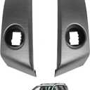 1 Pair Central Dashboard Cover Strip Trim Left and Right Compatible with 2006-2012 Toyota RAV4 Base Limited EV Sport Replaces 55413-42070-B0 55412-42060-B0