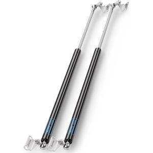 ARANA Gas Struts 28 inch 400lb with Brackets (2 Pack) - Heavy Duty Lift Support for Basement Door & Large Access Door - Hydraulic Spring Shocks for Heavy Duty Trailer, Trap Door, Shed Door