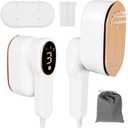 Smart Travel Steamer for Clothes, 1200W Handheld mini travel Steam All-in-One Portable Steamer Iron with LCD Display, 3 Steam Modes & 5s Fast Heat-up, Garment Steamer for Travel, Home, and Office