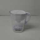 Brita Large Water Filter Pitcher for Tap and Drinking Water, Includes 1 Standard Filter, BPA-Free, Lasts Two Months, 10-Cup Capacity, Bright White