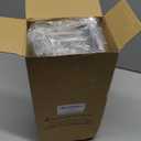 Clear Fridge Organizer, Refrigerator Organizer Bins with Handle, Freezer, Kitchen Cabinet, Pantry Organization, BPA Free Fridge Organizers (12.4 inch 2 Pack)