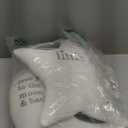 Lillian Rose White Star and Gray Moon Nursery Pillow Set