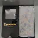 Bonoma for iPhone 17 Pro Max Case 2025, Sparkly Luxury Marble Back, Magnetic Support for MagSafe Shockproof Cover, Crystal and Corner High-Duty Protection for Girls Women