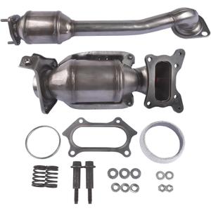 Front Rear Catalytic Converter Set Replacement for Honda CRV 2.4L 2010 2011 745478544CV11