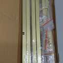 GRENTY 57.5" Gold Easel Stand for Wedding Sign  4 Adjustable Height Levels, Assembly Required, Heavy Duty Metal Display Stand for Art, Welcome Signs, Posters, Pictures, Paintings, and Floor Dcor