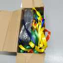 96 Pcs Lanyards with ID Badge Holders Bulk Waterproof Vertical Plastic Clear ID Card Holders Name Tags with Colorful Lanyards for Kids Adults Cruise Ship Office School Staff Student(Assorted Color)