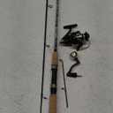 Sougayilang Reel and Fishing Rod Combo, Fiberglass Fishing Pole with Durable P-Cork Rod Handle, Lightweight Graphite Frame (5'6" ML- M Fast with 1000 Reel)