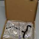 Bling Rhinestone Masquerade Mask For Women Ball Costume Crystal Face Mask Carnival Jewelry (Silver)