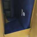 Diono Airi Lightweight High Back Booster Seat, Foldable Travel Friendly, Slim 3-Across Fit, 40100 lbs/4357 in, Frontal Impact Protection, Blue