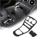Center Console Gear Shift Panel Cover for Mercedes Benz C W205 2015-2018