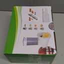 Updated Shredder Cheese Grater Attachment for KitchenAid Stand Mixers, Salad Machine with Vegetable Slicer, Salad Maker, Food Slicers Slicer Shredder Attachment with 4 Blades Dishwasher Safe