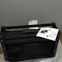 SPORT BEATS Stadium Seats with Back Support Bleacher Chairs with Back and Cushion Thick Padded Bleacher Seats Includes Shoulder Strap Black 1pc Regular - 17" W x 12" D x 16.5" H